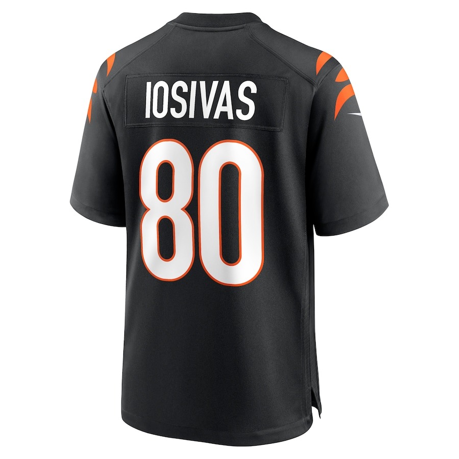 Men's Cincinnati Bengals Andrei Iosivas Nike  Black Team Game Jersey - ujerseystore