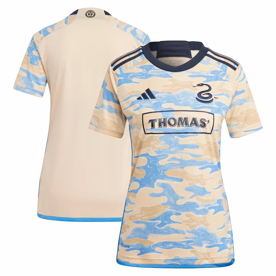 Women's Philadelphia Union adidas Tan 2023 For Philly Replica Jersey - ujerseystore