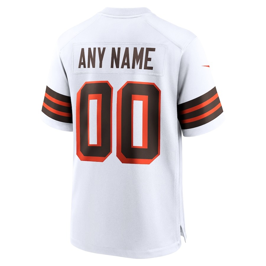 Men's Cleveland Browns Nike White 1946 Collection Alternate Custom Jersey - ujerseystore