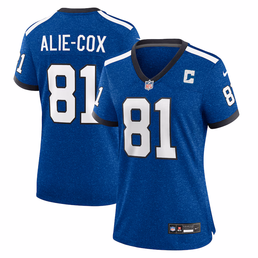 Women's Indianapolis Colts Mo Alie Cox Nike Royal Indiana Nights Alternate Game Jersey - ujerseystore