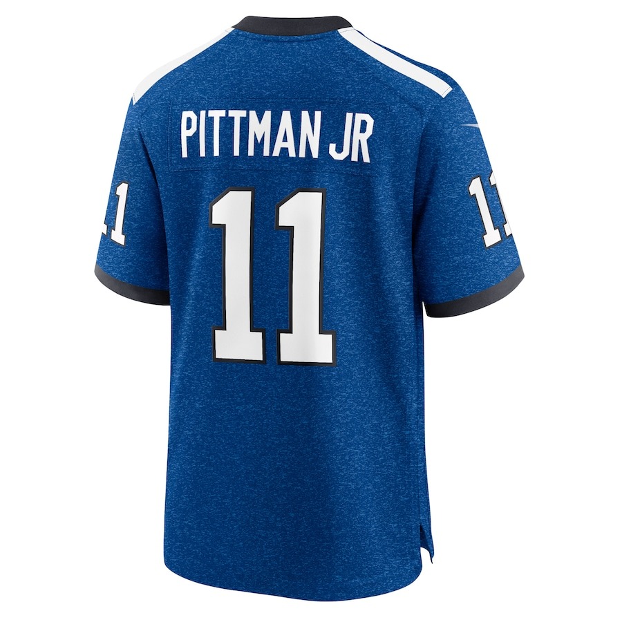 Men's Indianapolis Colts Michael Pittman Jr. Nike Royal Indiana Nights Alternate Game Jersey - ujerseystore