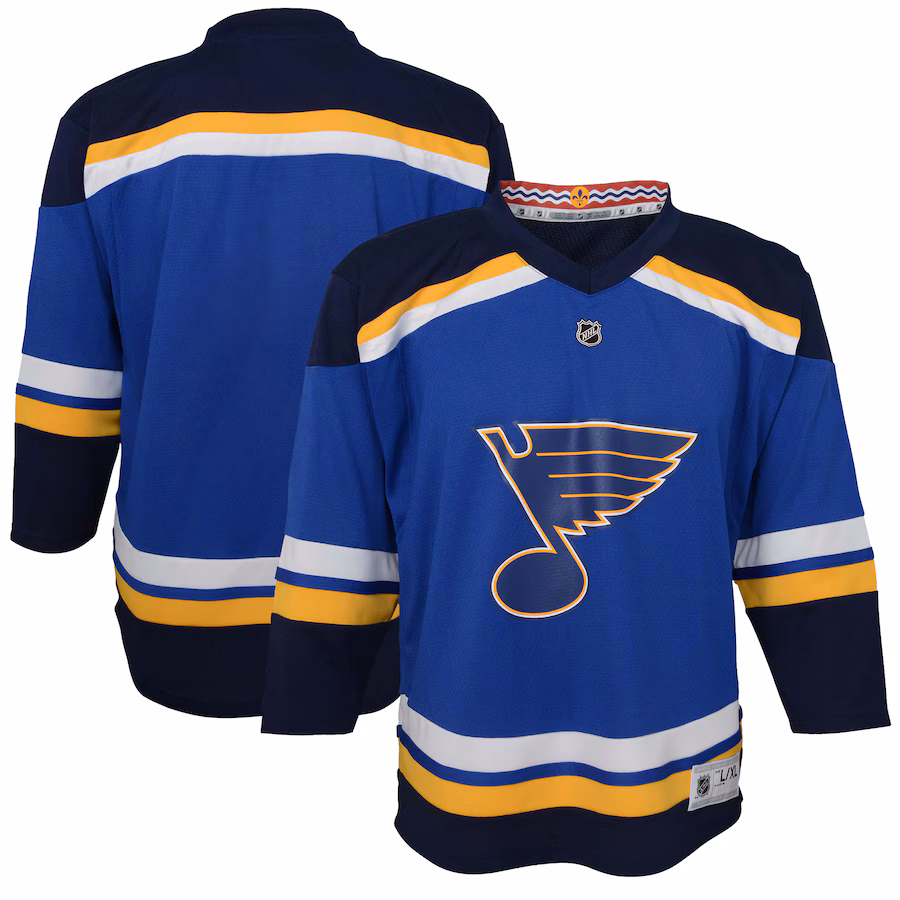 Youth St. Louis Blues Blue Home Replica Jersey - ujerseystore