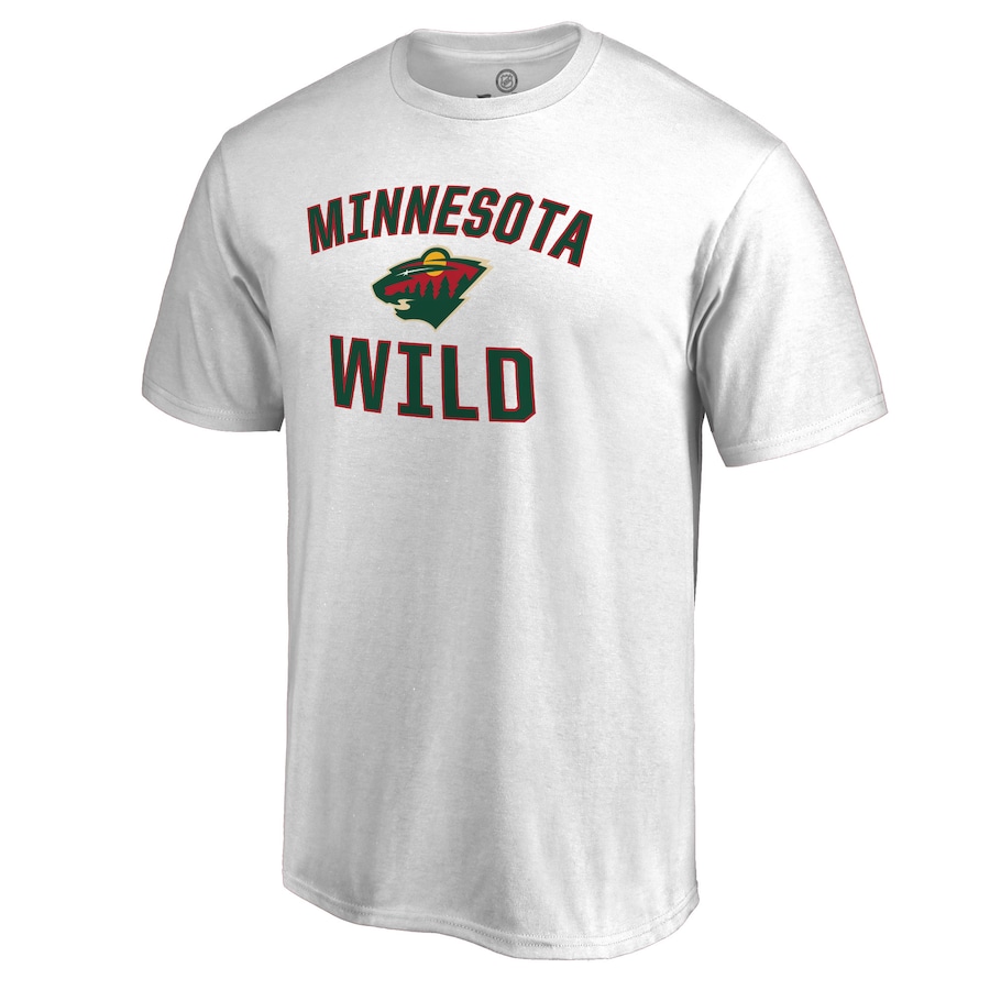 Men's Minnesota Wild Victory Arch White T-Shirt - ujerseystore