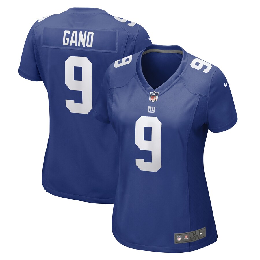 Women's New York Giants Graham Gano Nike Royal Team Game Player Jersey - ujerseystore