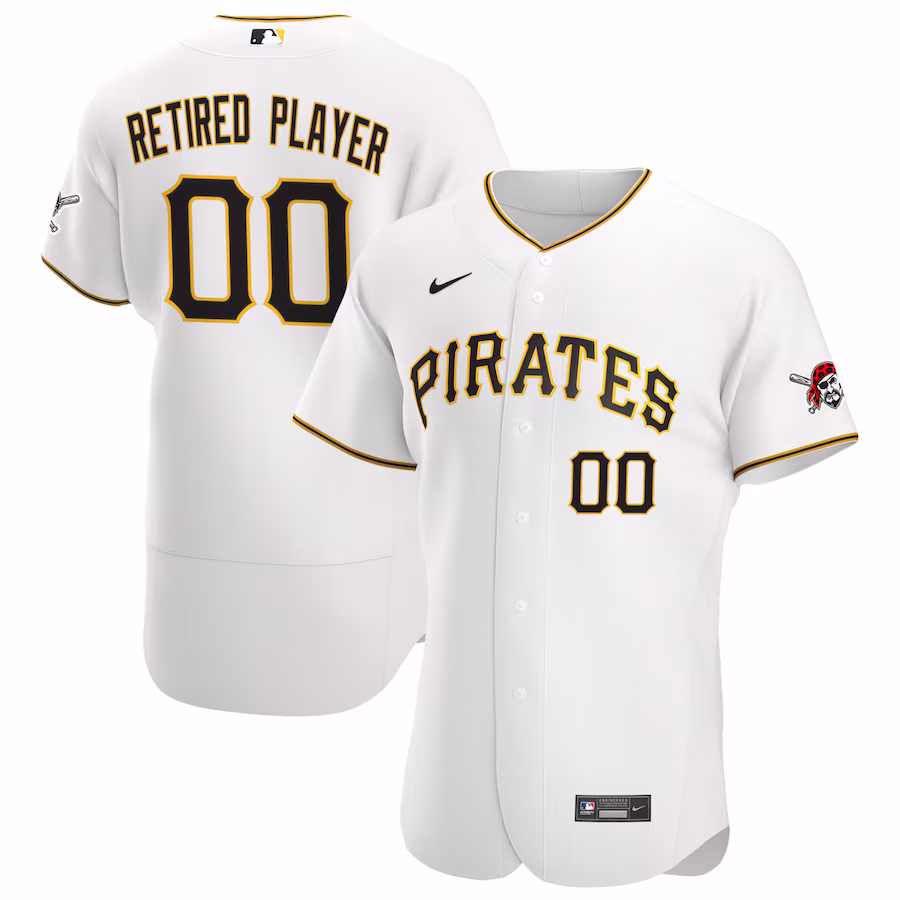 Men's Pittsburgh Pirates Nike White Home Pick-A-Player Retired Roster Authentic Jersey - ujerseystore
