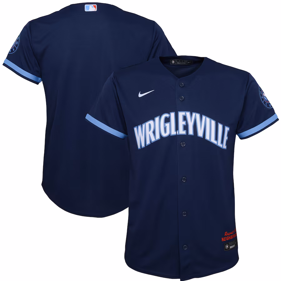 Youth Chicago Cubs Nike Navy City Connect Replica Jersey - ujerseystore