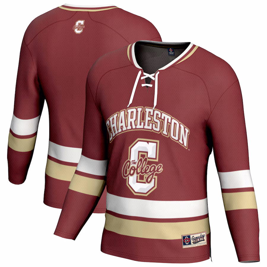 Unisex GameDay Greats Maroon Charleston Cougars Spirit Hockey Jersey - ujerseystore