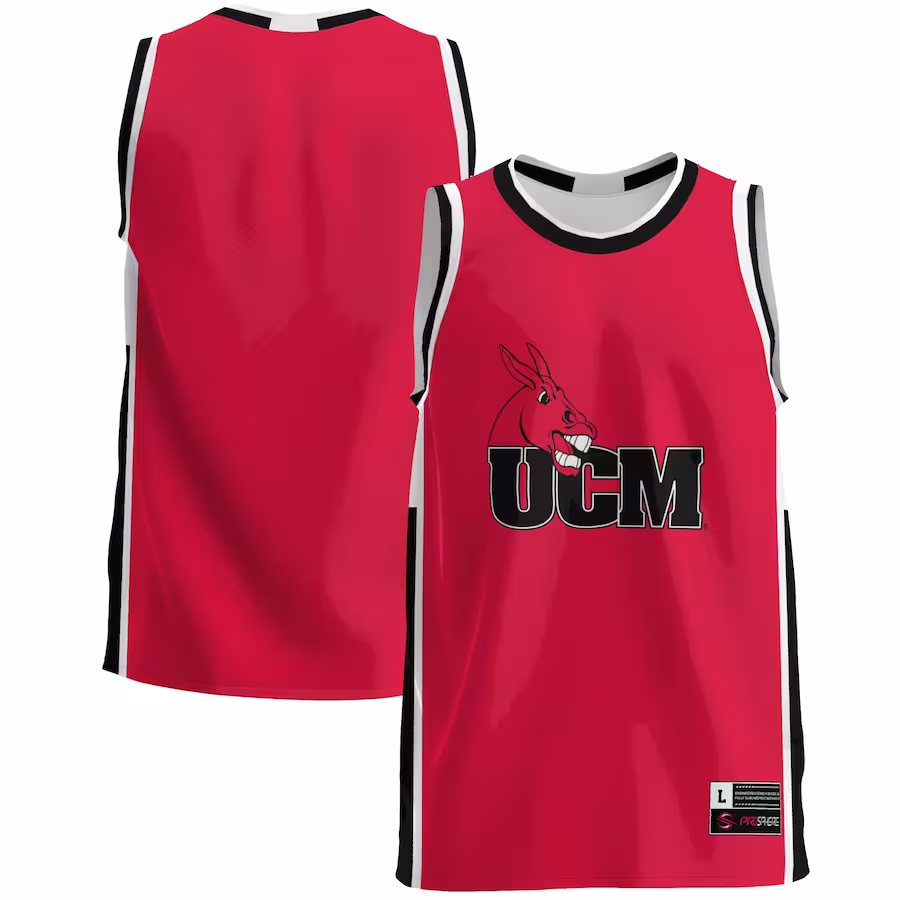 Central Missouri Mules GameDay Greats  Lightweight Basketball Jersey - Red - ujerseystore