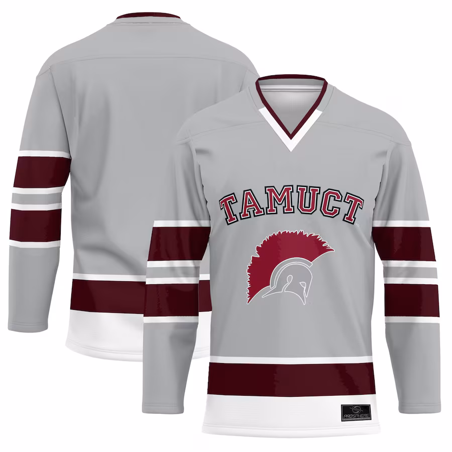 Texas A&M Central Texas Warriors ProSphere Hockey Hockey Jersey - Gray - ujerseystore