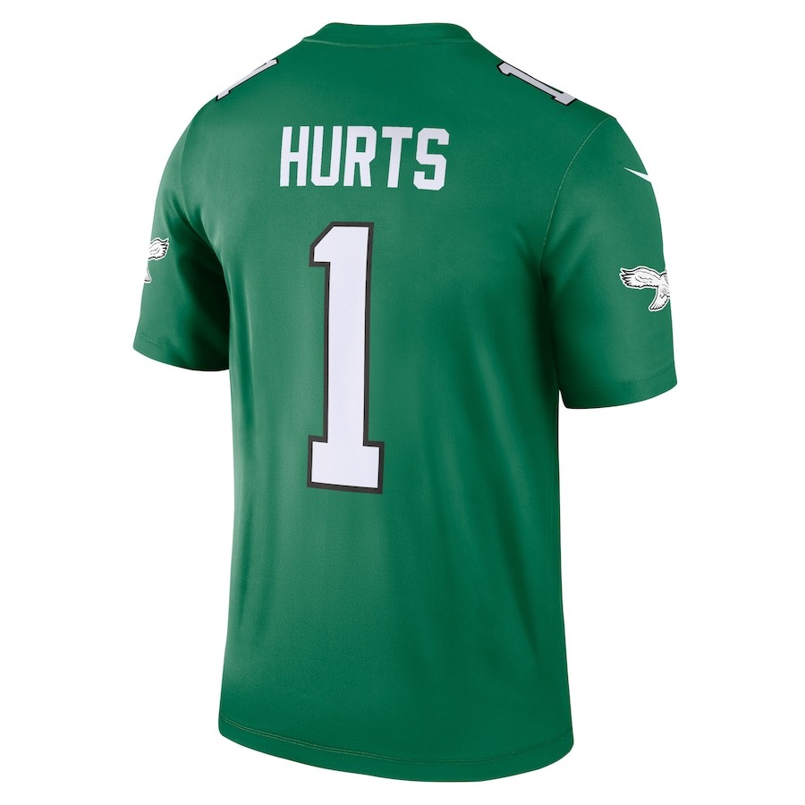 Men's Philadelphia Eagles Jalen Hurts Nike Kelly Green Alternate Legend Player Jersey - ujerseystore