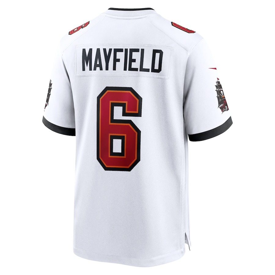 Men's Tampa Bay Buccaneers Baker Mayfield Nike White Away Game Jersey - ujerseystore
