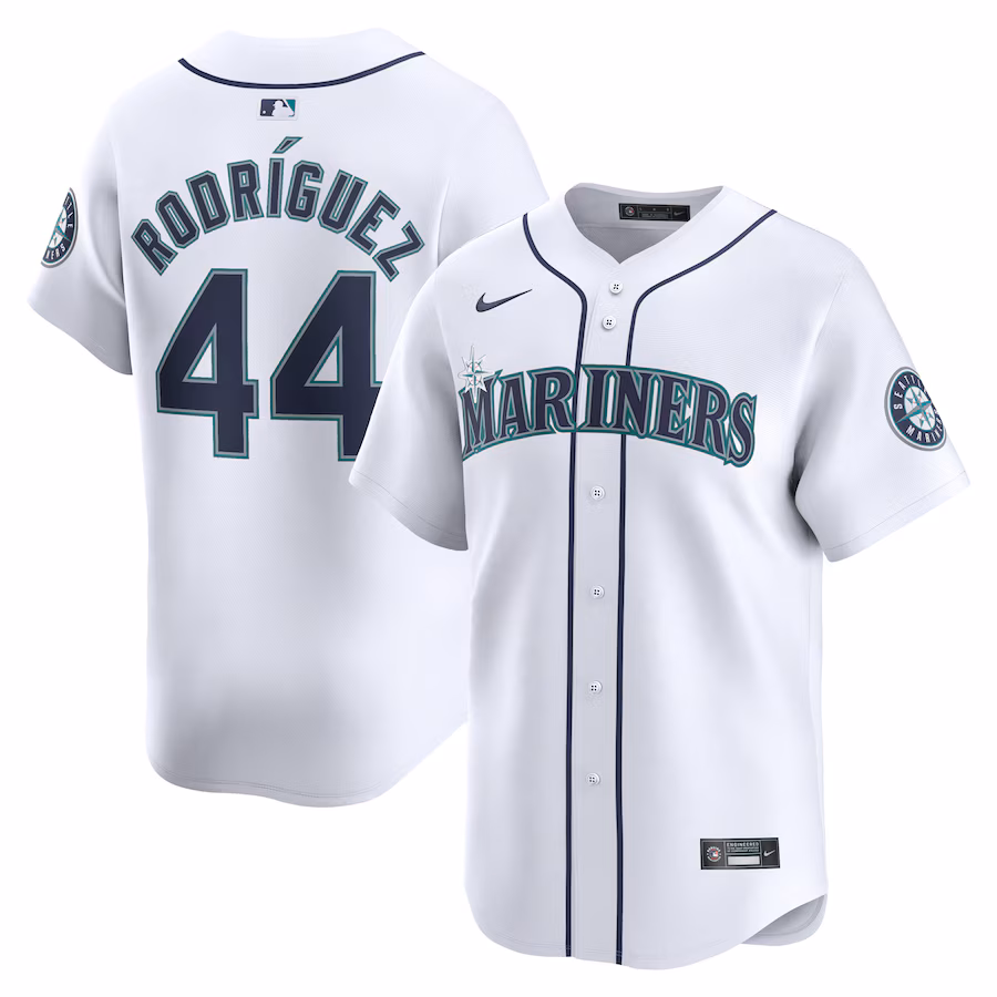 Men's Seattle Mariners Julio Rodríguez Nike White Home Limited Player Jersey - ujerseystore