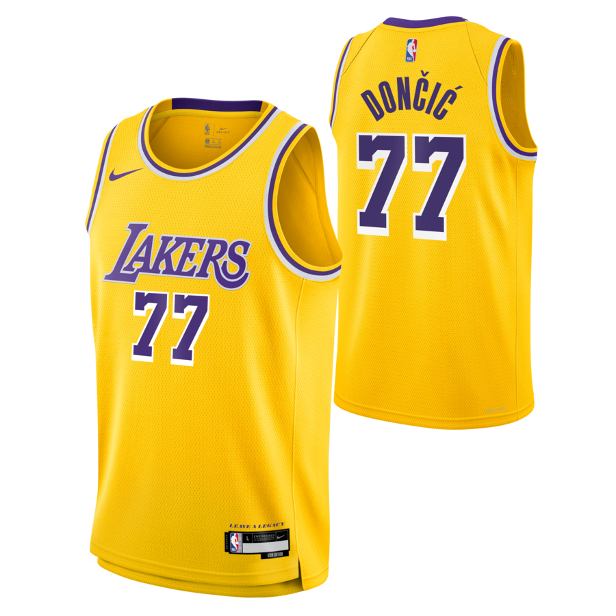 Unisex Los Angeles Lakers Luka Dončić Nike Gold Swingman Jersey - Icon Edition - ujerseystore