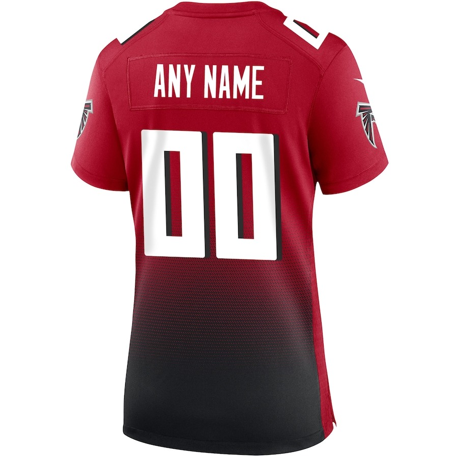 Women's Atlanta Falcons Nike Red Alternate Custom Game Jersey - ujerseystore