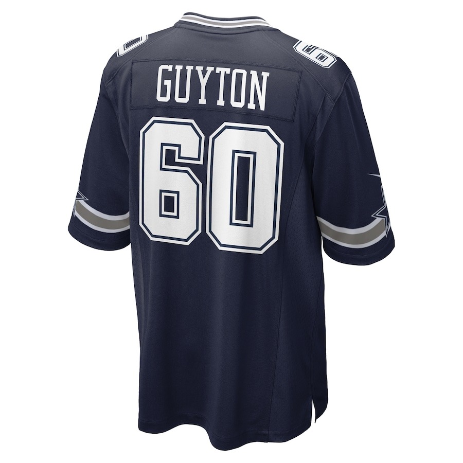 Men's Dallas Cowboys Tyler Guyton Nike Navy 2024 NFL Draft First Round Pick Player Game Jersey - ujerseystore