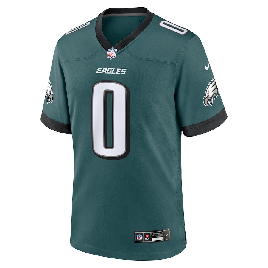 Men's Philadelphia Eagles Bryce Huff Nike Midnight Green Game Player Jersey - ujerseystore