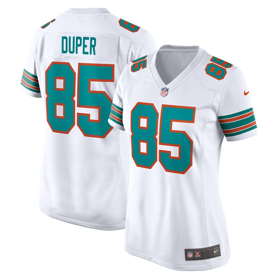 Women's Miami Dolphins Mark Duper Nike White Retired Player Jersey - ujerseystore