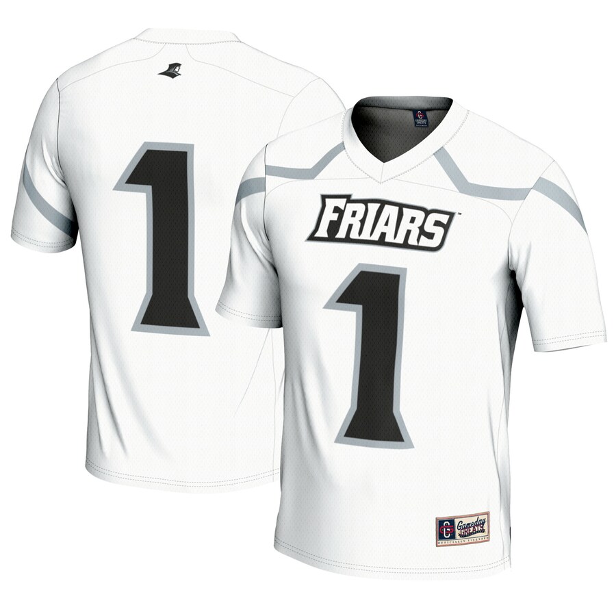#1 Providence Friars GameDay Greats Youth Lightweight Lacrosse Jersey - White - ujerseystore