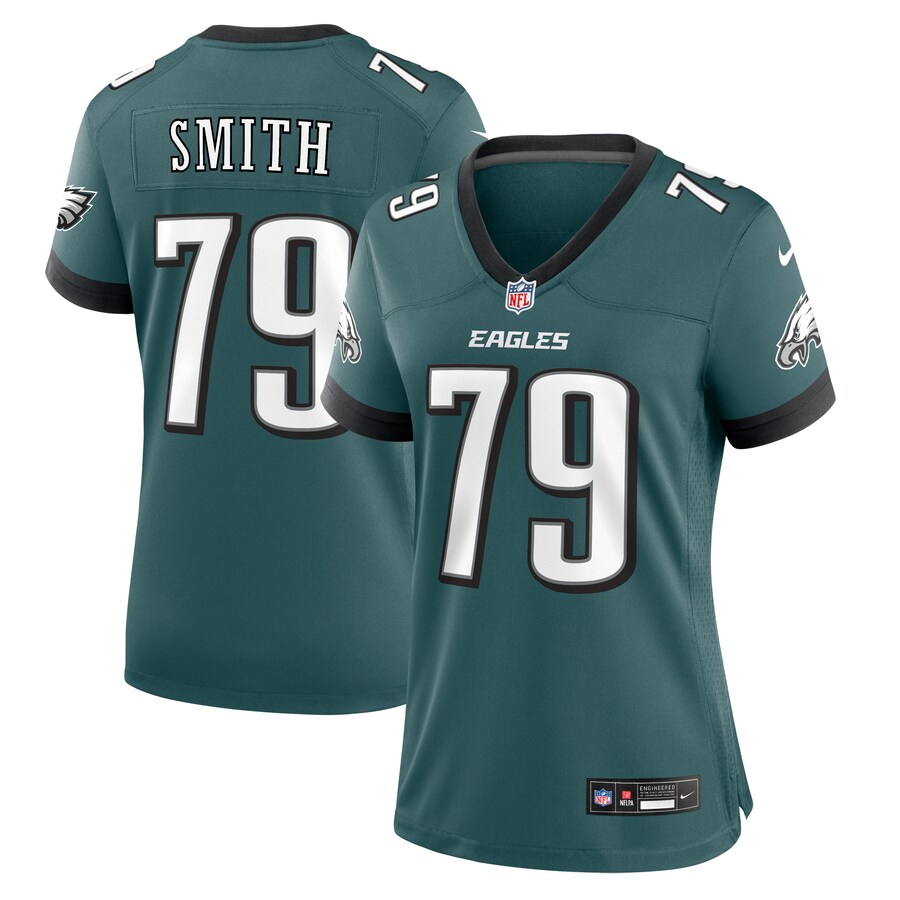 Women's Philadelphia Eagles Lecitus Smith Nike Midnight Green  Game Jersey - ujerseystore