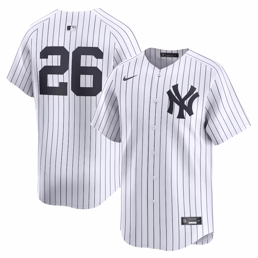Men's New York Yankees DJ LeMahieu Nike White Home Limited Player Jersey - ujerseystore