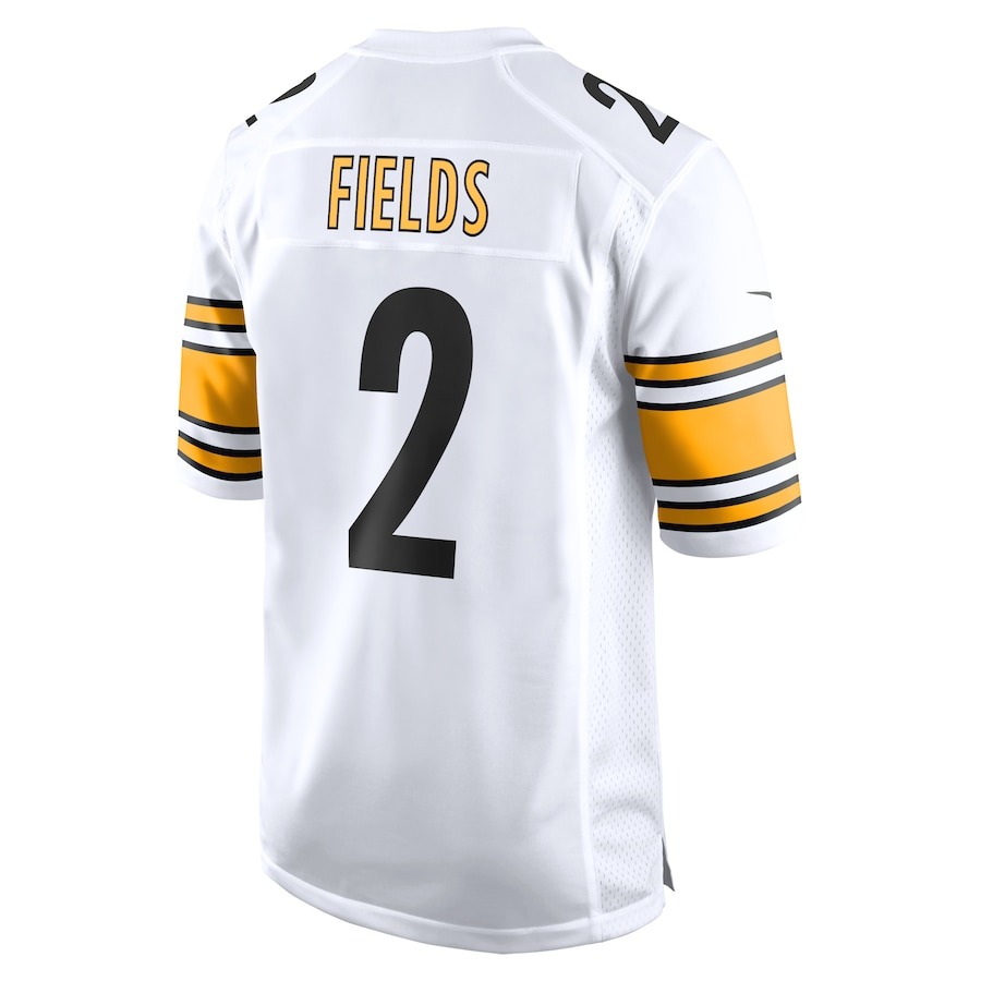 Men's Pittsburgh Steelers Justin Fields Nike White  Game Jersey - ujerseystore