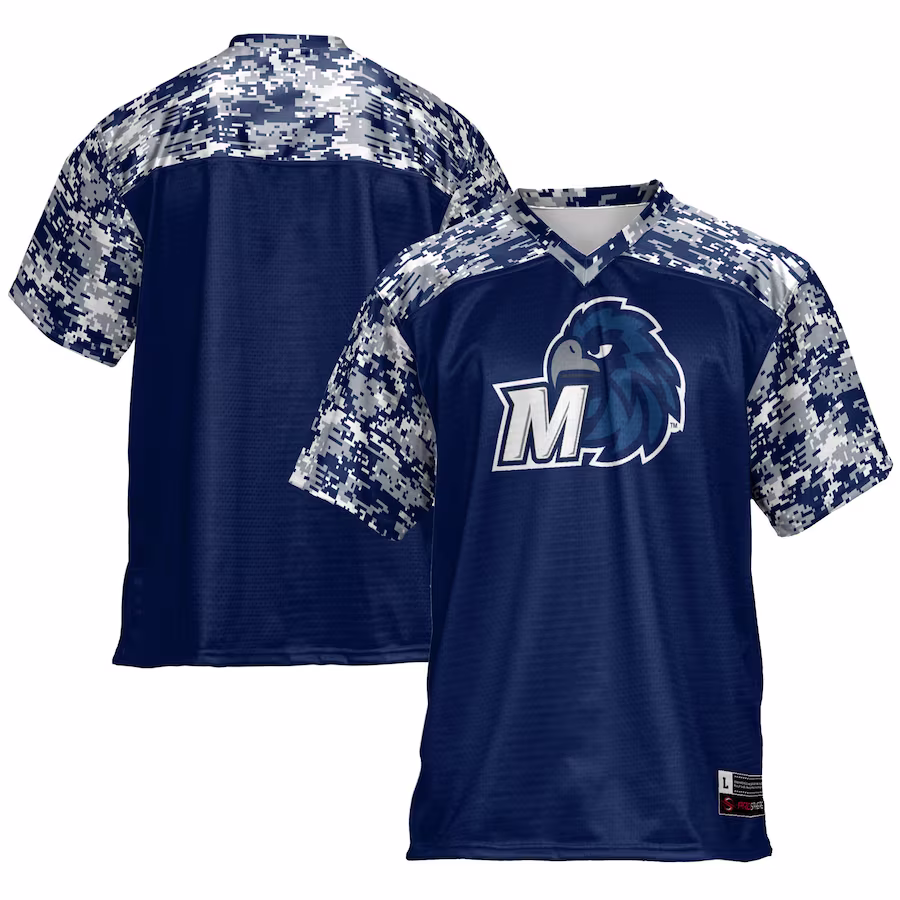 Monmouth Hawks GameDay Greats Football Jersey - Navy - ujerseystore