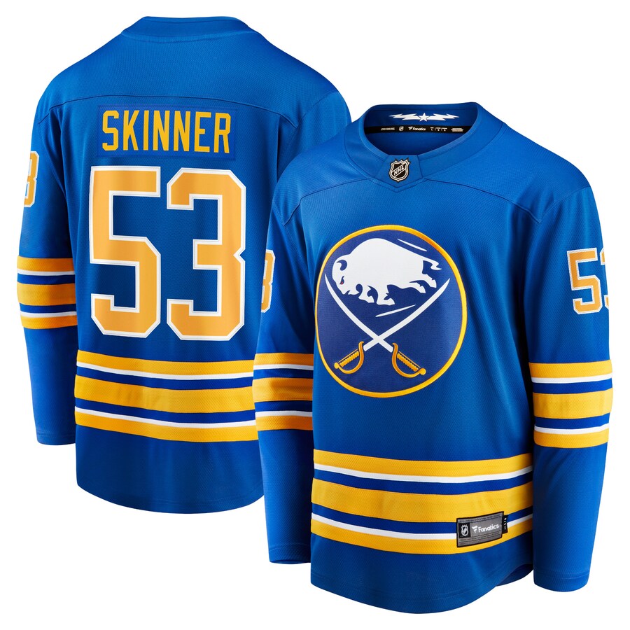 Men's Buffalo Sabres Jeff Skinner Fanatics Branded Royal Home Premier Breakaway Player Jersey - ujerseystore