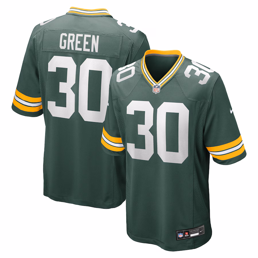 Men's Green Bay Packers Ahman Green Nike Green Team Retired Player Game Jersey - ujerseystore