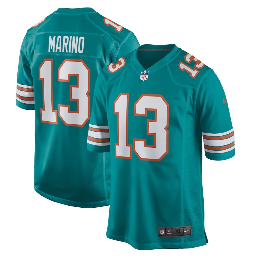 Men's Miami Dolphins Dan Marino Nike Aqua Retired Player Jersey - ujerseystore
