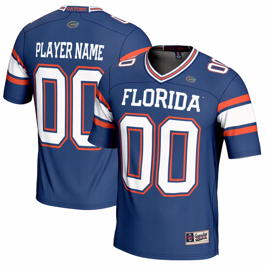 Florida Gators GameDay Greats NIL Pick-A-Player Football Jersey - Royal - ujerseystore