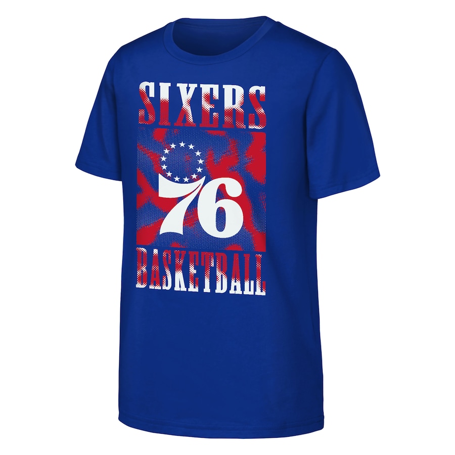 Youth Philadelphia 76ers  Royal Garage Hero T-Shirt - ujerseystore