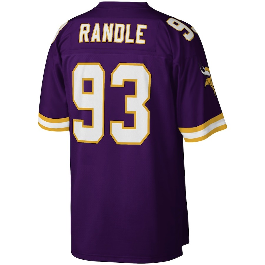 Men's Minnesota Vikings John Randle Mitchell & Ness Purple Legacy Replica Jersey - ujerseystore
