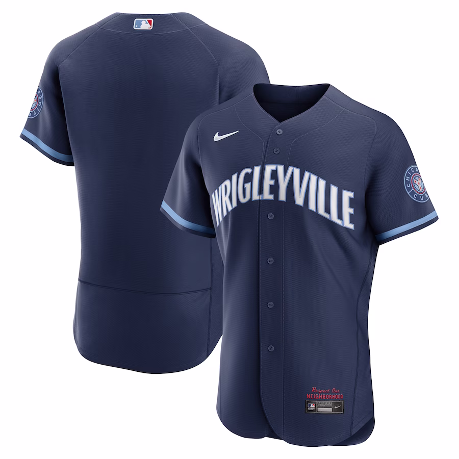 Men's Chicago Cubs Nike Navy City Connect Authentic Jersey - ujerseystore