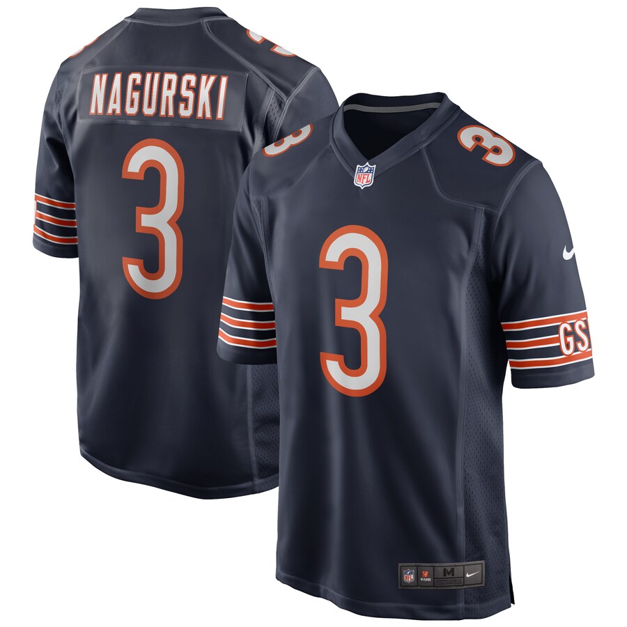 Men's Chicago Bears Bronko Nagurski Nike Navy Game Retired Player Jersey - ujerseystore