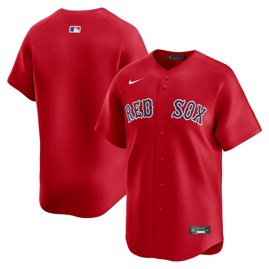 Men's Boston Red Sox  Nike Red  Alternate Limited Jersey - ujerseystore