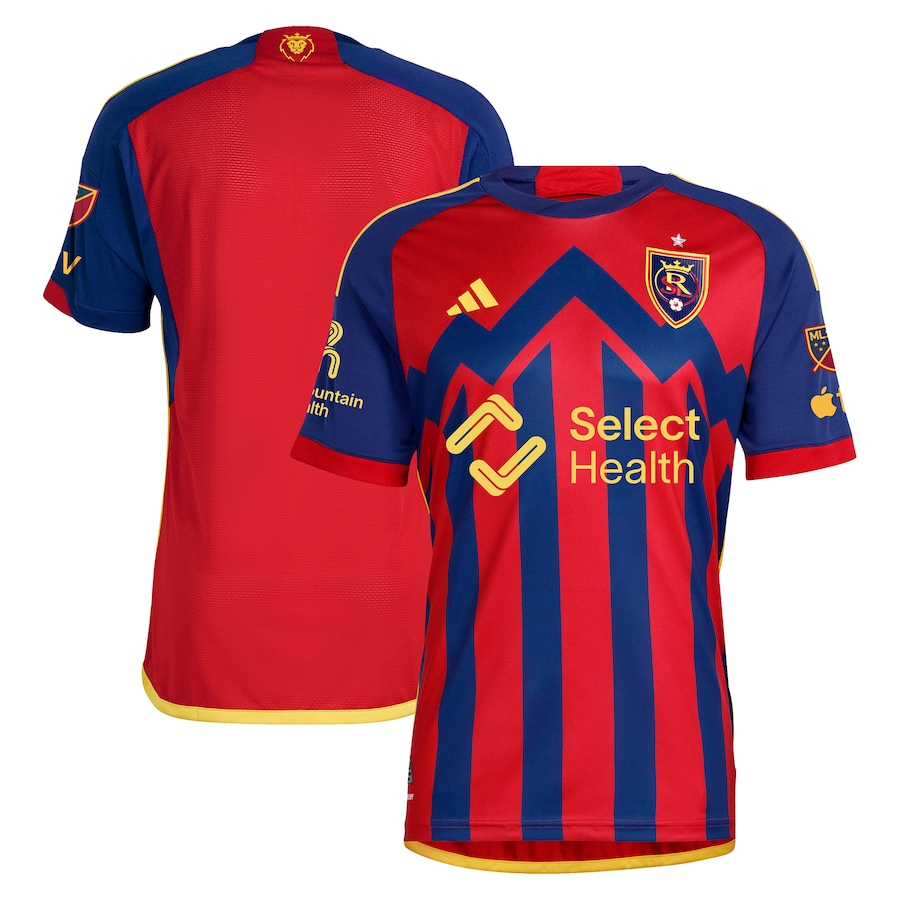 Men's Real Salt Lake  adidas Red 2024 Peak Utah Authentic Jersey - ujerseystore