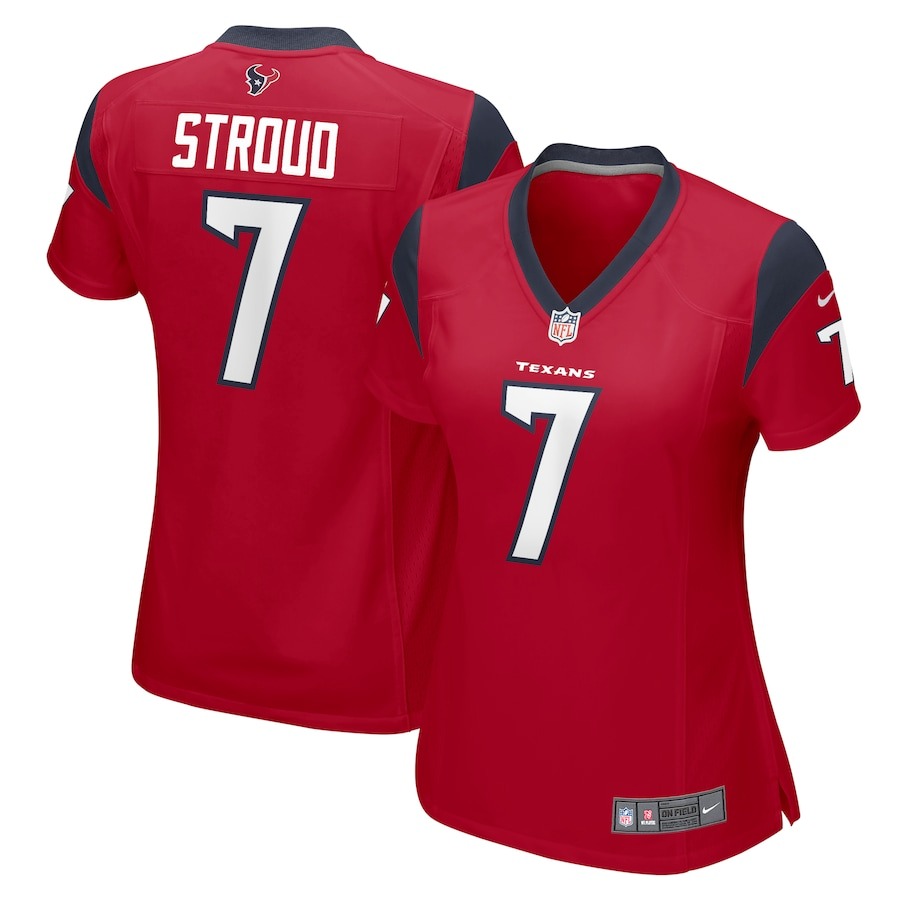 Women's Houston Texans C.J. Stroud Nike Red Game Jersey - ujerseystore