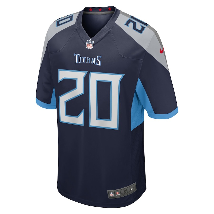 Men's Tennessee Titans Tony Pollard Nike Navy Game Player Jersey - ujerseystore
