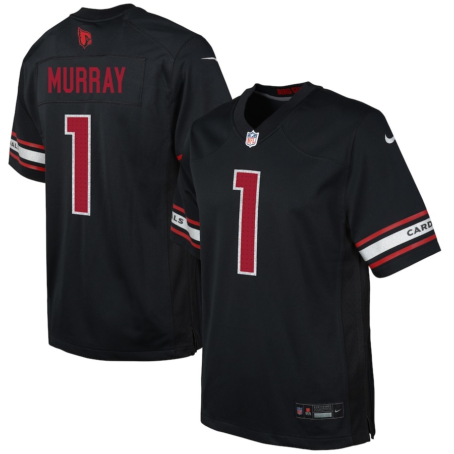 Youth Arizona Cardinals Kyler Murray Nike Black Game Jersey - ujerseystore