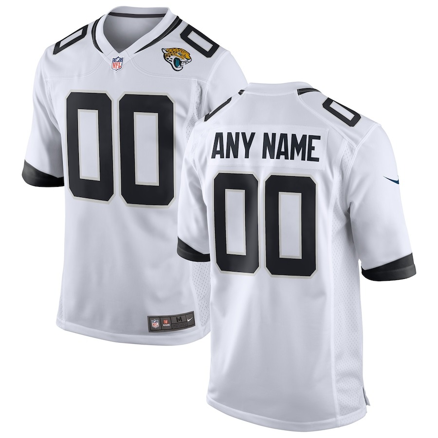 Men's Jacksonville Jaguars Nike White Custom Game Jersey - ujerseystore