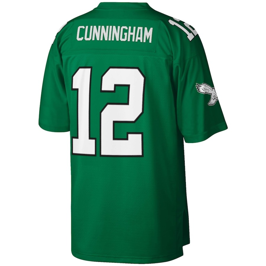 Men's Philadelphia Eagles Randall Cunningham Mitchell & Ness Kelly Green Legacy Replica Jersey - ujerseystore