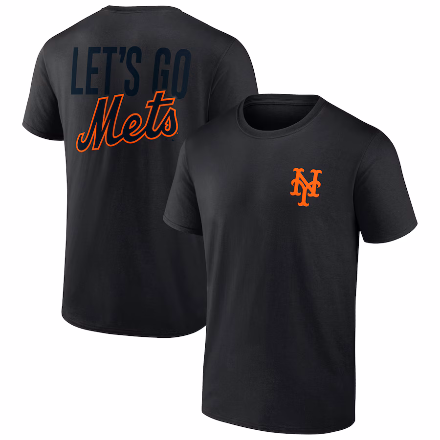 Men's New York Mets Black In It To Win It T-Shirt - ujerseystore