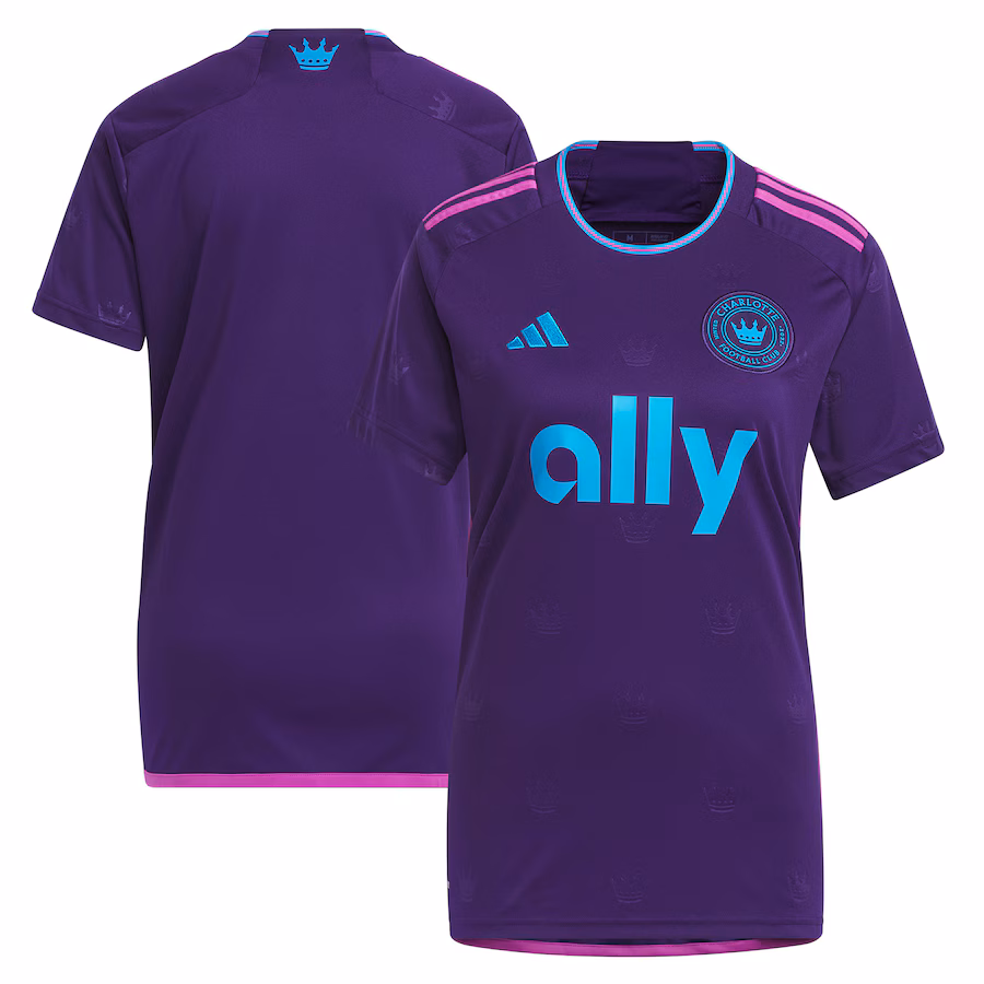 Women's Charlotte FC adidas Purple 2023 Crown Jewel Kit Replica Jersey - ujerseystore