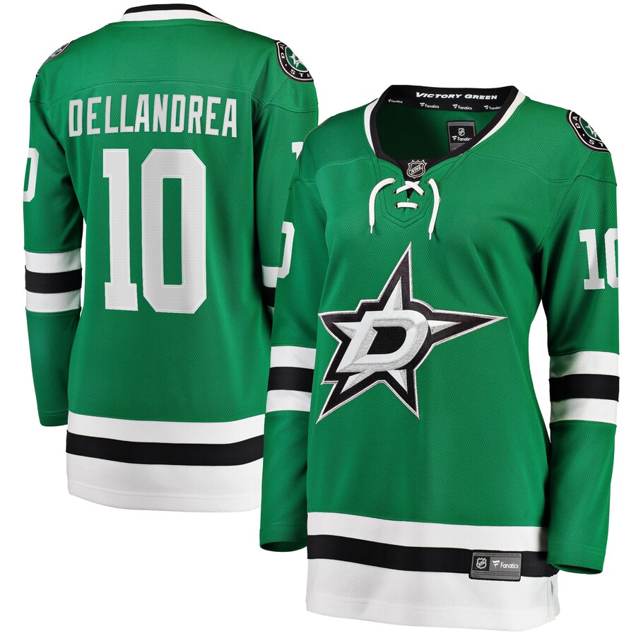 Women's Dallas Stars Ty Dellandrea Fanatics Branded Kelly Green Home Breakaway Player Jersey - ujerseystore
