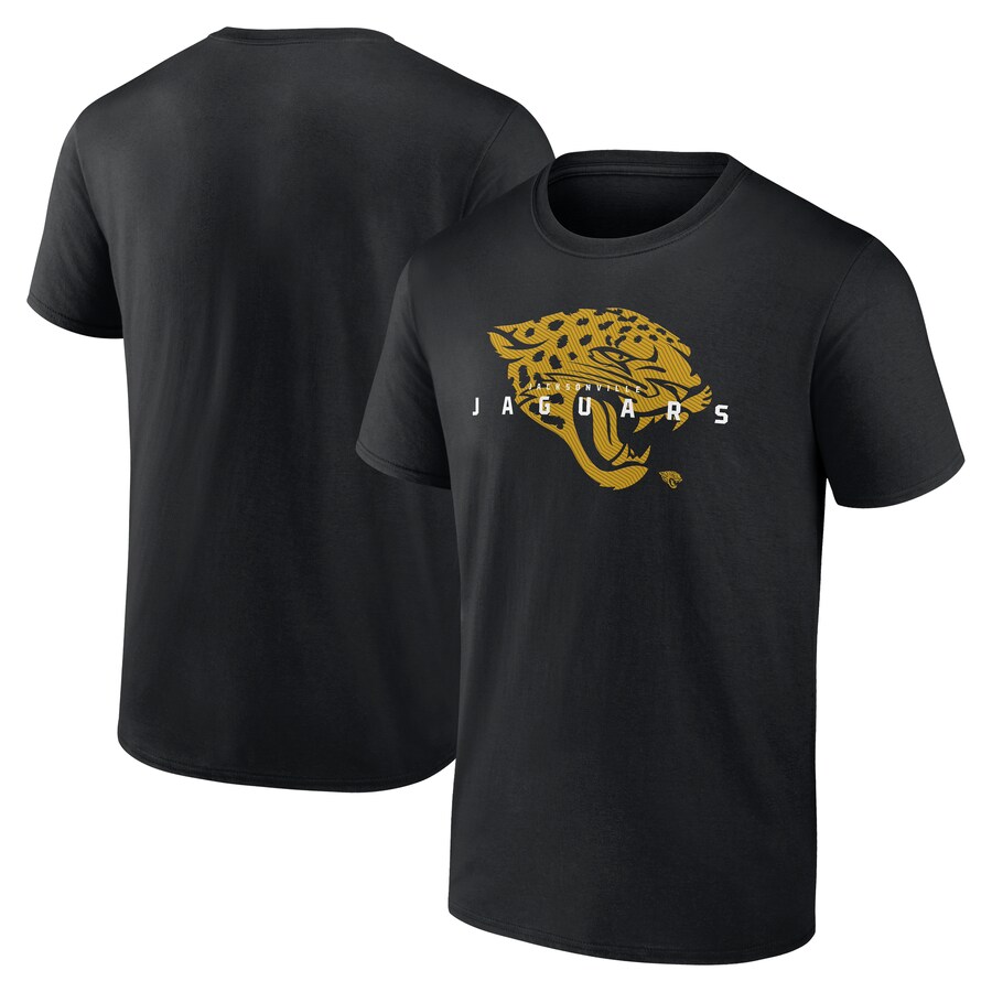 Men's Jacksonville Jaguars Fanatics Black Big & Tall Coordinate T-Shirt - ujerseystore