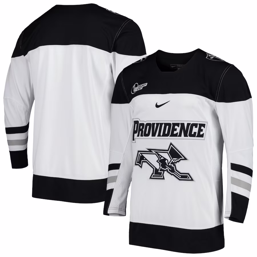 Providence Friars Nike Replica Hockey Jersey - White - ujerseystore