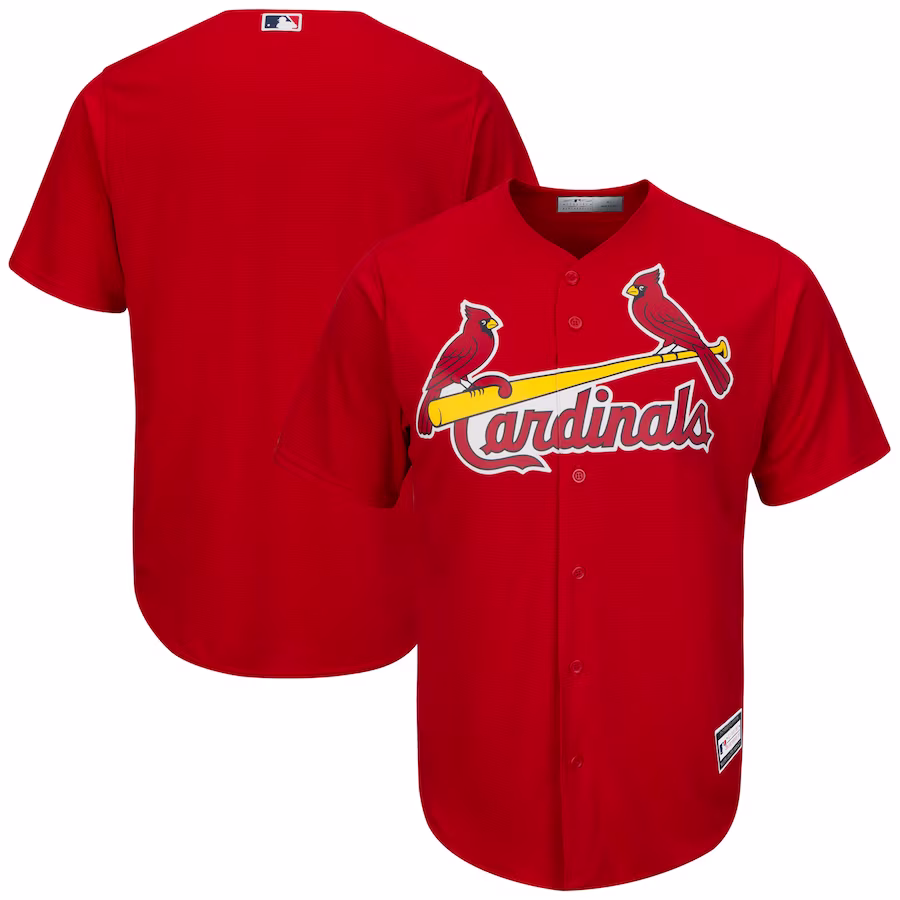 Men's St. Louis Cardinals Red Big & Tall Replica Team Jersey - ujerseystore