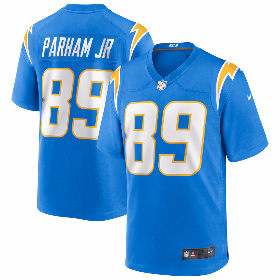 Men's Los Angeles Chargers Donald Parham Jr. Nike Powder Blue Game Jersey - ujerseystore