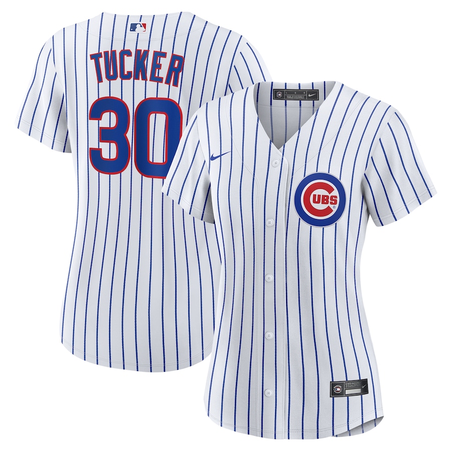 Women's Chicago Cubs Kyle Tucker Nike White Home Replica Player Jersey - ujerseystore