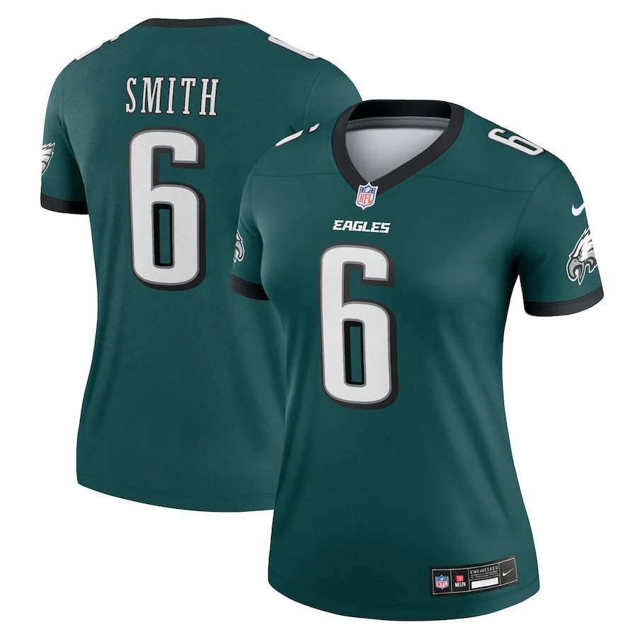 Women's Philadelphia Eagles DeVonta Smith Nike Midnight Green Legend Jersey - ujerseystore